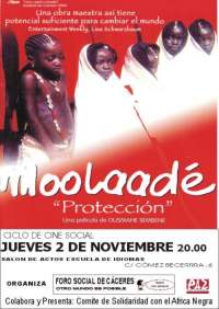 Moolade, Ciclo de Cine Social Jueves 2 de Noviembre
